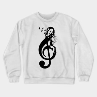 Treble Clef - Singer Crewneck Sweatshirt